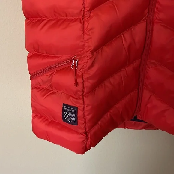 NWT Oiselle Puffy Bird Vest in Setting Sun - Picture 5 of 9